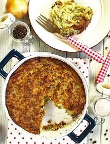 Babka ziemniaczana z cukinią (bardzo "light" i najbardziej smaczna na świecie)