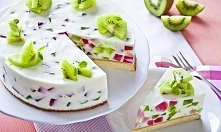 Ciasto galaretkowe z kiwi
