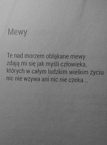 Maria Pawlikowska-Jasnorzewska.
Mewy ♥.