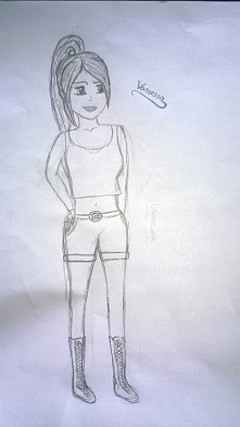 Natrafiłam na Vanesse z "Baśnioboru" w internecie i postanowiłam ją narysować. Niestety, jakimś wielkim znawcą nie jestem, jeżeli chodzi o tę książkę i dlatego pytam t...