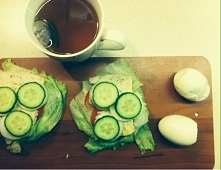 codzienne sniadanie przed praca :D