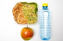 Placki otrębowe z guacamole