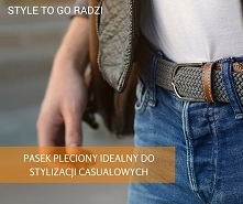 Ideany pasek typu casual. Więcej na styletogo.pl