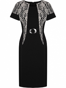 Elegancka sukienka wizytowa czarna