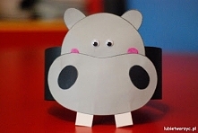 Hipopotam - opaska na głowę