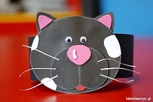 Kot - papierowa opaska na g...