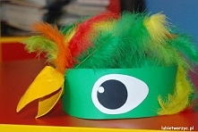Papuga - papierowa opaska n...