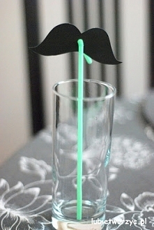 Wąsy - dekoracyjne słomki do napojów (DIY)