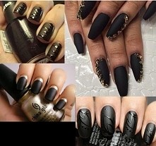 Nails - Black&gold