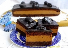 Ciasto czarna Inez
proste ciasto każdemu się uda i raczej każdemu posmakuje, dużo czekolady, delikatne echo rumu, kakao i śliwki przemycone pod postacią suszonych w czekoladzie ...