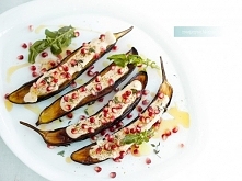 Bakłażan z tahini i granatem