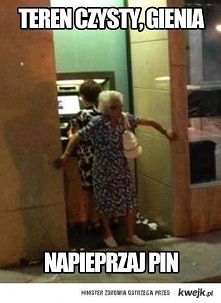 Gienia, teren czysty...