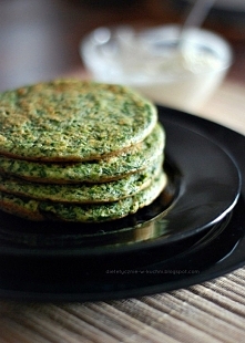 Szpinakowe placuszki z twar...
