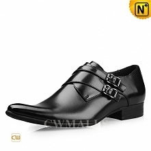 CWMALLS® Mens Strap Leather Shoes CW716230