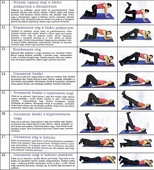 Na szczupłe pośladki doskonale działa jogging, jazda na rowerze, przysiady, brzuszki, pompki, bieganie, gimnastyka w wodzie oraz aerobik.