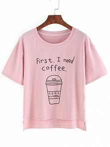 First. I need coffee