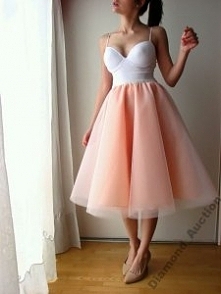 nowa 34 36 38 spódnica tiulowa pudrowy róż midi