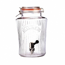 Słój z kranem dystrybutor do napojów Vintage Kilner