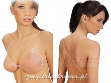 Biustonosz silikonowy z ramiączkami, samonośny. 
zmyslowakraina.pl