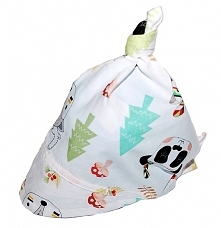 Chustka z daszkiem bawełniana + GRATIS