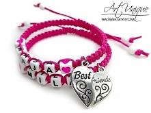 ♡ bransoletki przyjaźni z imionami i połówkami serca ♡
Cena tylko 33 zł/para!
Różne kolory do wyboru!
Zapraszamy do naszego sklepu :D
ARTUNIQUE.PL