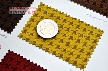 Tkanina obiciowa, wypukły wzór- pepitka. Tkanina stworzona z myślą o naszej wygodzie- nie wchłania wody i łatwo się czyści. Idealna do obicia kanap, narożników, puf, foteli itp....