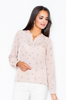 Różowa koszula damska z ory...