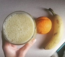 smoothie: banan & sok p...