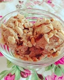 Mocno orzechowe domowe lody!