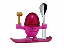 Elegancki i oryginalny kieliszek na jajko z łyżeczką WMF z kolekcji Mc Edition