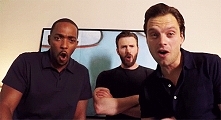 ♥♥ Anthony Mackie, Chris Evans, Sebastian Stan