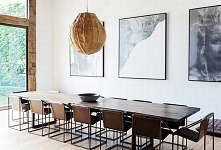 Biała jadalnia. Mały nowoczesny dom jako kolejny wpis z serii 'Wille marzeń' na blogu u Pani Dyrektor - zapraszam.