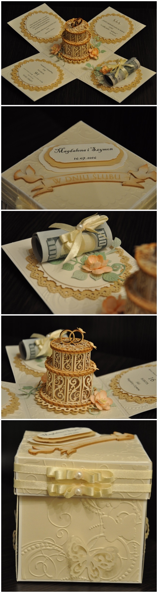 ślubny exploding box