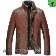 CWMALLS® Custom Shearling Bomber Jacket CW858103