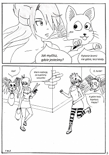 macie ten shit. Taką miałam przerwę w komiksie, że zapomniałam jak rysuje Nashi. Wtf, zapomnieć coś co się samemu wymyśliło. No cóż, Happy jak na złość musiał wyjść beznadziejni...