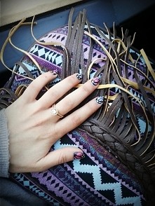 butterfly nails made by me :)