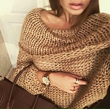 dzisiaj taka pogoda, że taki sweter to podstawa brrr..