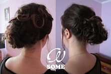 Niskie upięcie z przemyconym stylem retro/pin-up.