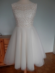 Sukienka na poprawiny. "Moja pracownia" szycie sukni ślubnych. Anna  Milewicz, zapraszam.