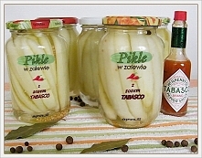 Pikle ogórkowe w zalewie z sosem tabasco (przepis po kliknięciu w zdjęcie)
