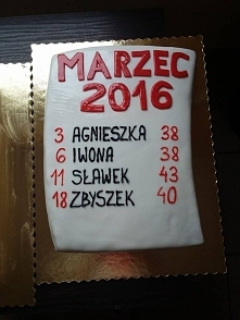 Tort kalendarz :)