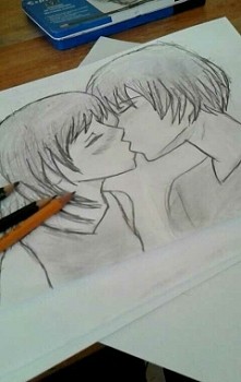 Kolejny rysunek. Nie wyszedł mi najlepiej... #manga #mark_cirley