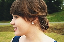 Ważkowa : Navy blue dress