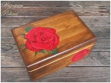 Skrzynka decoupage