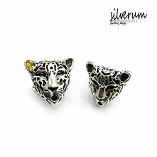 pierścionek srebrny gepard