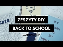 BACK TO SCHOOL : ZESZYTY DIY