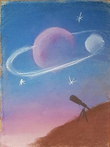 jak na pierwszy raz z pastelami chyba nie jest najgorzej ;)