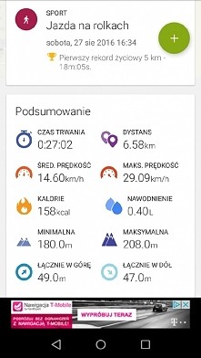 Ja już po ćwiczeniach :-) Sobota: Rolki 27 min, Mel B 20 min Cardio, Mel B 15 min Cardio, Calorie Burning Workout FitSugar, 500 STEPPER, Rozciąganie :-) A wy co dzisiaj ćwiczyly...