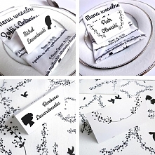 Szablon winietek do pobrania i samodzielnego wydrukowania - wzór "Love" (a właściwie 4 po kliknięciu w zdjęcie), winietki z podziałem na damskie i męskie :)