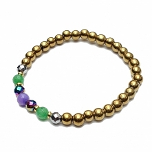 Hematytowa złota bransoletka w gartagallery.pl